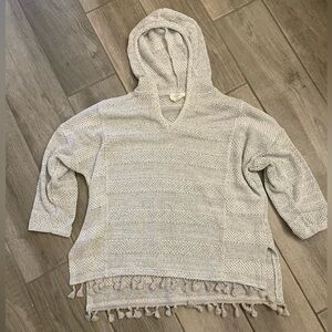 Loft Outlet lounge beach hoodie size XS, light grey
